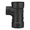 Charlotte Pipe And Foundry Charlotte Pipe 3 in. Hub X 3 in. D Hub ABS Sanitary Tee ABS004170800HA - alternate 2